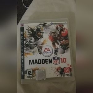 NFL madden 2010 playstation  3